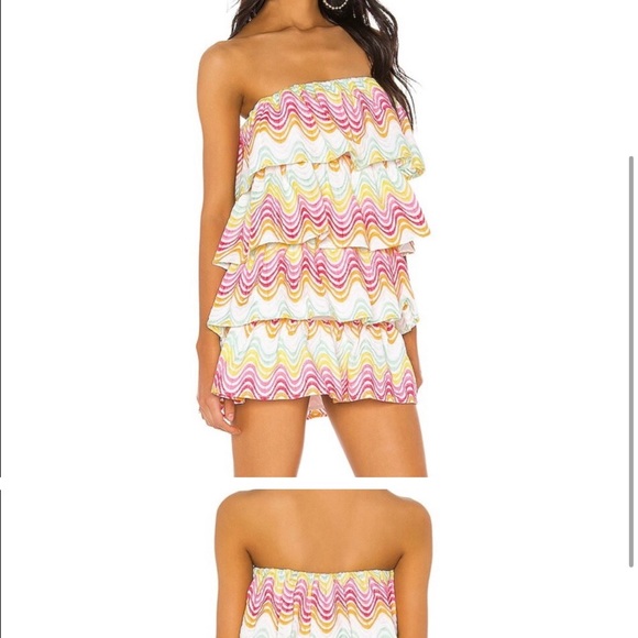 Tularosa Dresses & Skirts - Tularosa tier colorful dress-size large